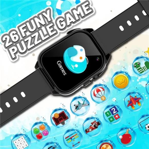OVV Kids Waterproof Smart Watch Boys Girls Age 3-12 with 26 Game 1.44'' HD - Picture 7 of 8